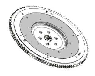 Volante de inercia Honda Civic 90-05 / CRX 90-91 / Del Sol 93-95 D-Series SOHC D13 D14 D15 D16 - 212mm / 9.45"
