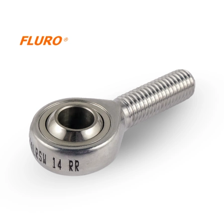 Tie rod end / tie rod end - uniball GARSW 5.RR FLURO - M5 right (male)