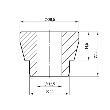 Espaciadores Uniball fi 20 [29,5 x 22,25 mm]