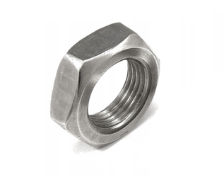 Porcas hexagonais finas M22x1,5 com rosca direita DIN 439 classe 0,4 galvanizadas